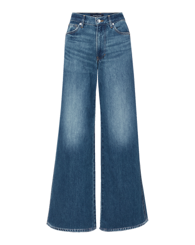 Veronica Beard Kasey Wide-Leg Jean - City Stroll