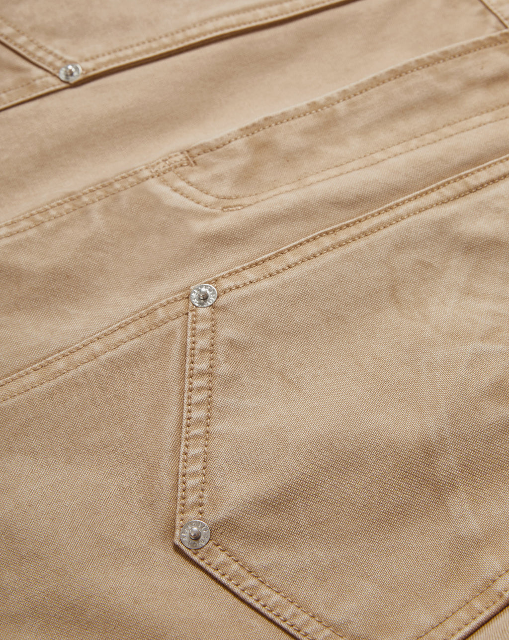 Veronica Beard Stelene Denim Mini Skirt - Stone Khaki