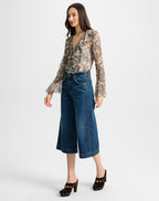 Veronica Beard Marlowe Denim Culotte - Bandit