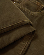 Veronica Beard Carson Corduroy Kick-Flare Pant - Cypress