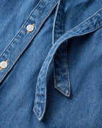 Veronica Beard Gabby Denim Button-Down Shirt - Serendipity