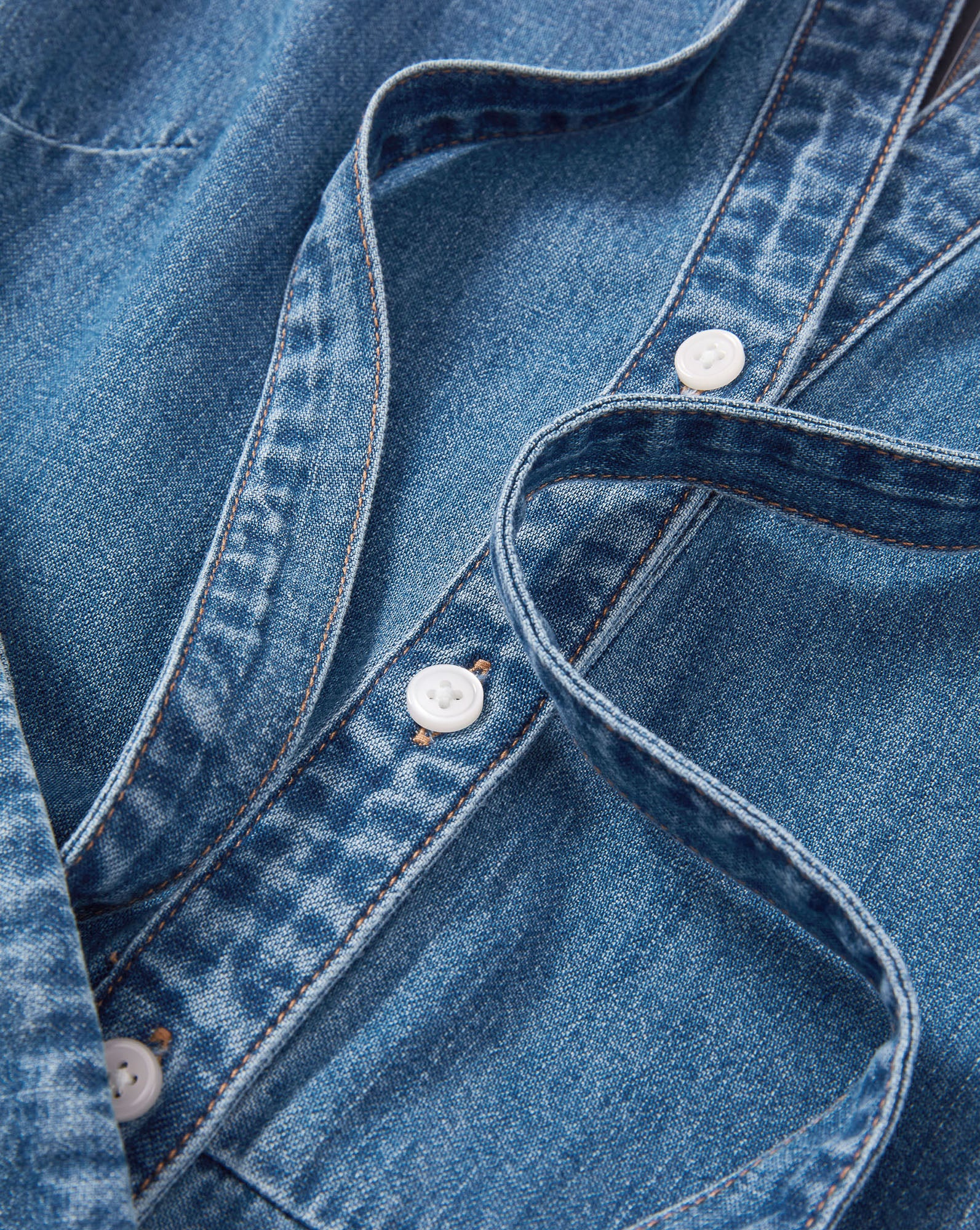 Veronica Beard Honora Denim Midi Shirtdress - Serendipity