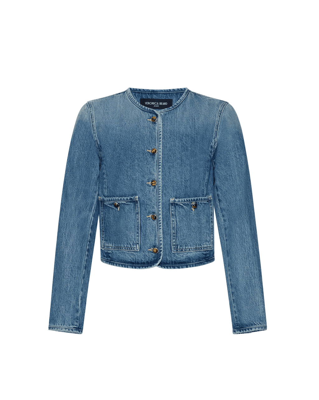 Veronica Beard Andrea Denim Jacket - French Kiss
