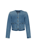 Veronica Beard Andrea Denim Jacket - French Kiss