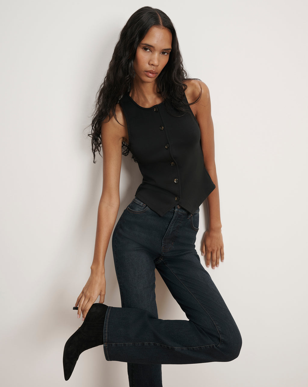 Veronica Beard Caroline Vest - Black
