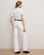 Veronica Beard Pruitt Ribbed T-Shirt - White