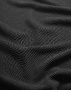 Veronica Beard Wyeth Ribbed Turtleneck Top - Black