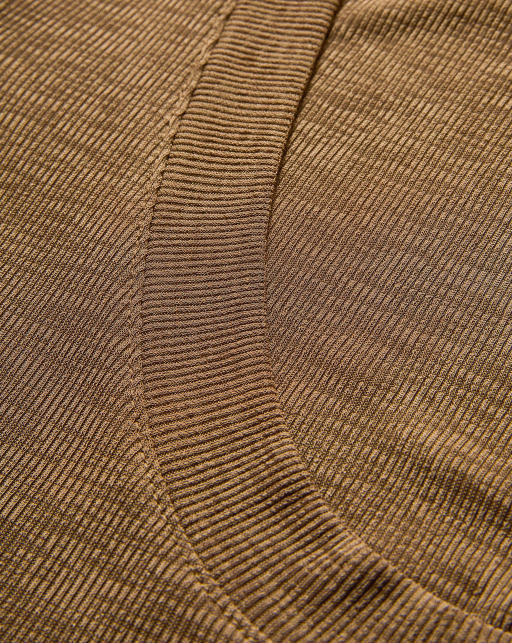 Veronica Beard Neita Ribbed Crewneck Top - Lichen