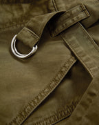 Veronica Beard Damara Wide-Leg Cargo Pant - Cypress