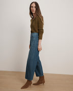 Veronica Beard Ryder Barrel Jean - Equinox Blue