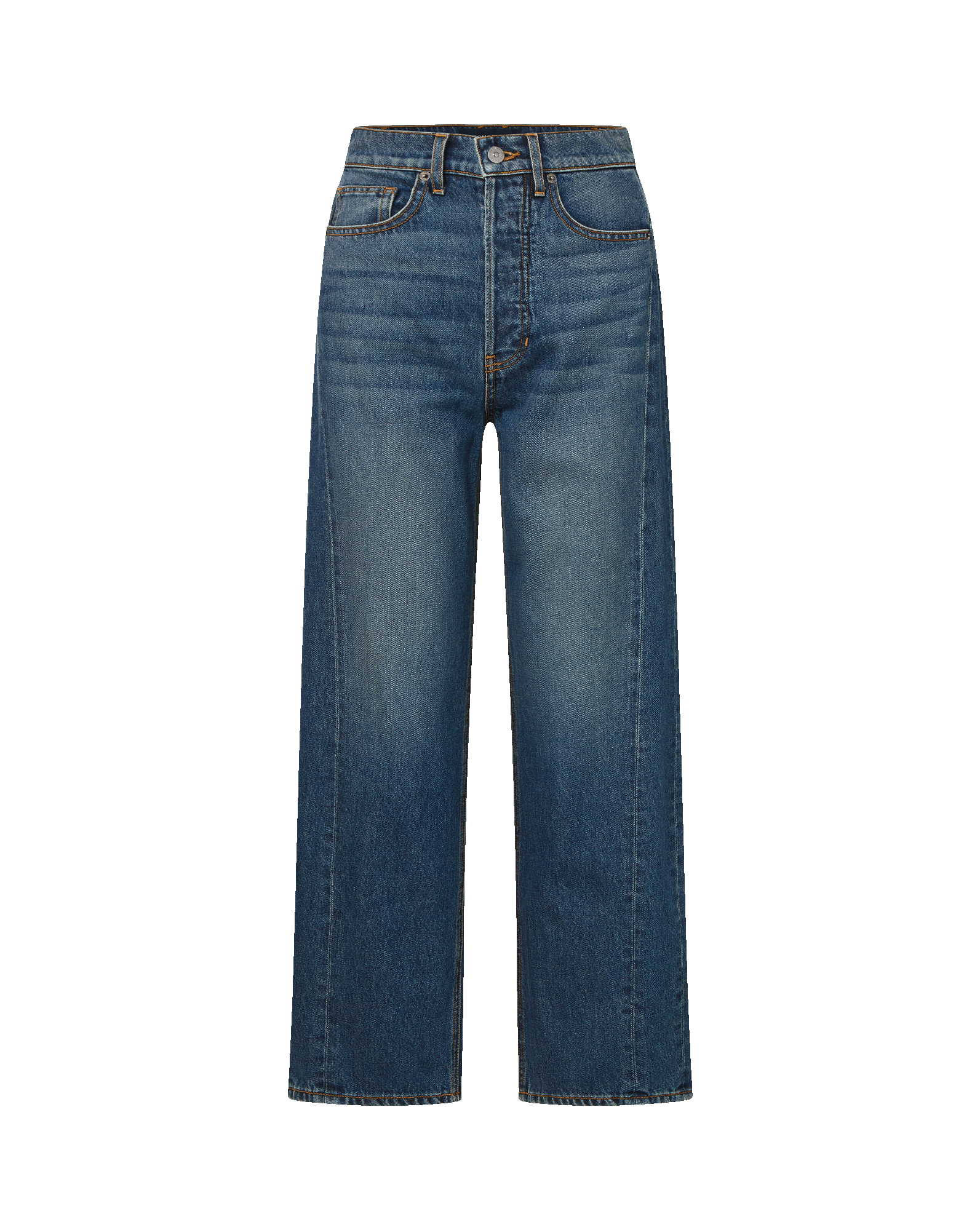 Veronica Beard Ryder Barrel Jean - Equinox Blue