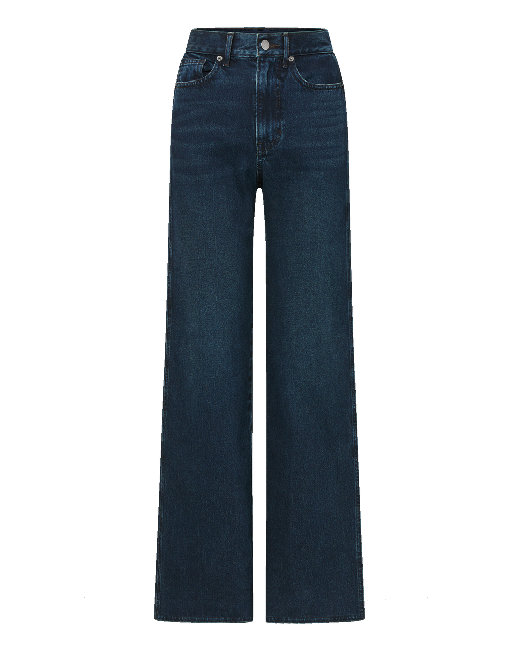 Veronica Beard Taylor Wide-Leg Jean - Dark Midnight