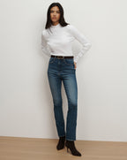 Veronica Beard Lydia Ultra-Slim Jean - City Blast