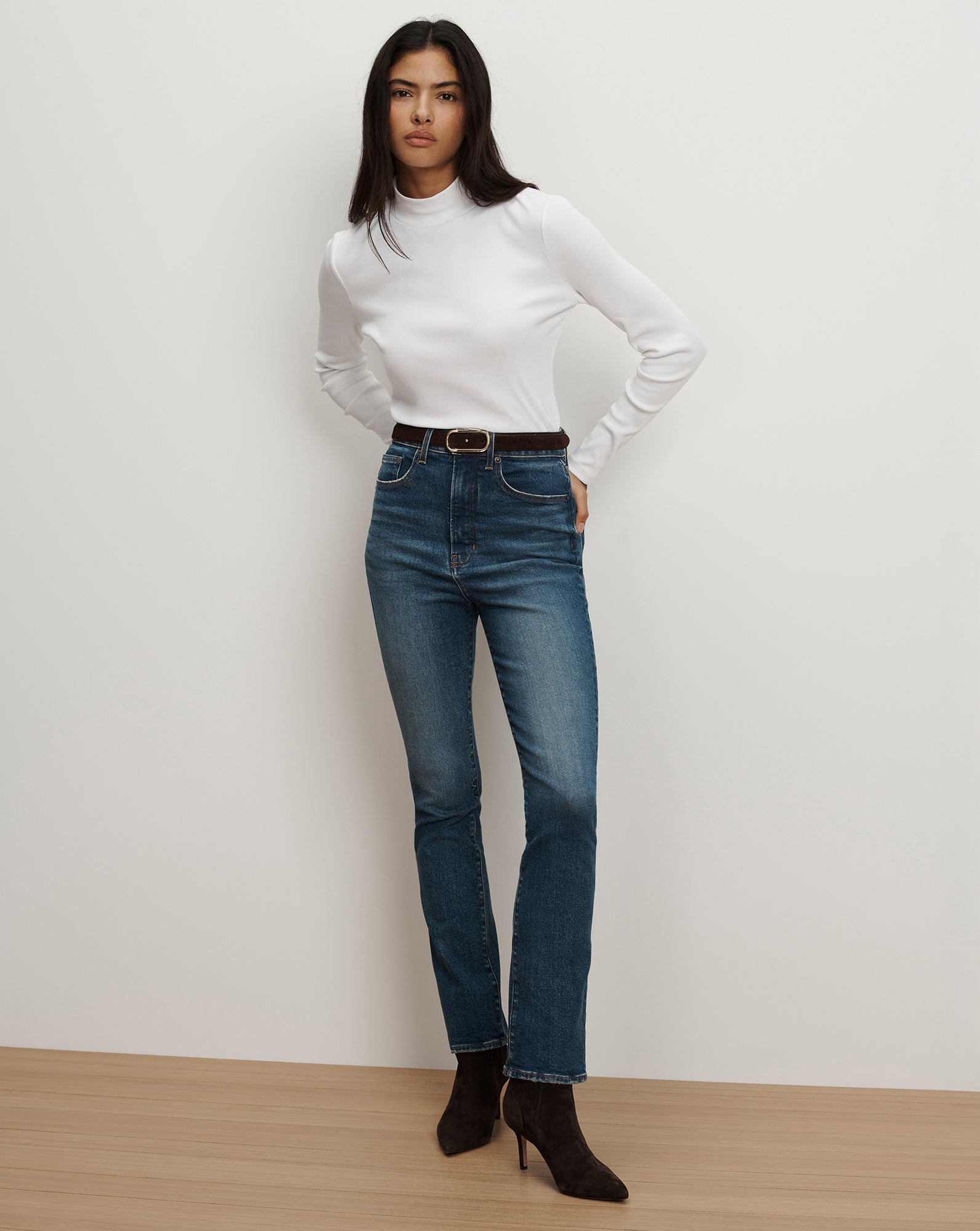 Veronica Beard Lydia Ultra-Slim Jean - City Blast