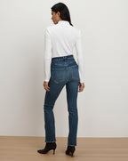 Veronica Beard Lydia Ultra-Slim Jean - City Blast
