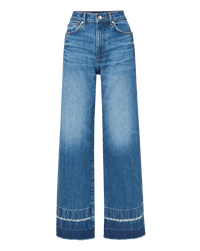 Veronica Beard Taylor Wide-Leg Jean - City Blast