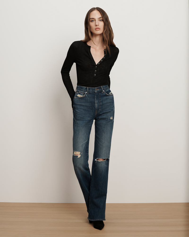 Veronica Beard Dylan Straight-Leg Jean - City Lights