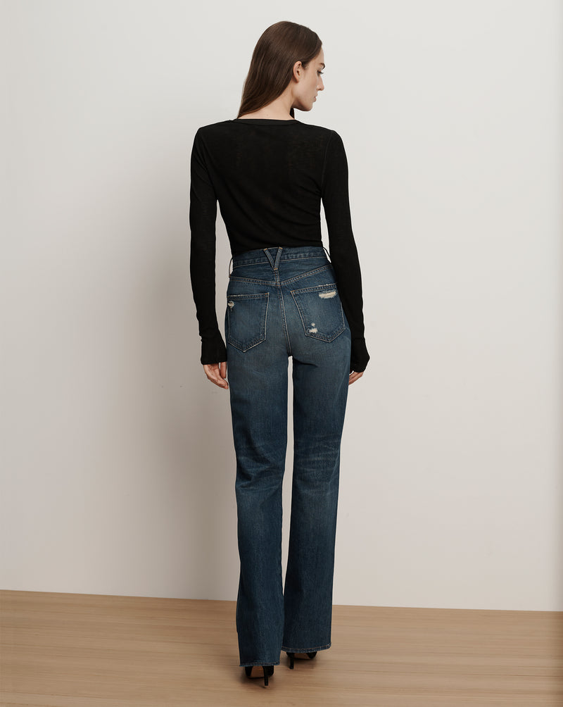 Veronica Beard Dylan Straight-Leg Jean - City Lights