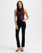 Veronica Beard Lydia Ultra-Slim Jean - Onyx
