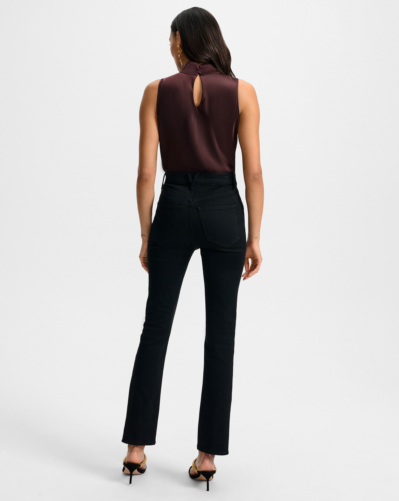 Veronica Beard Lydia Ultra-Slim Jean - Onyx