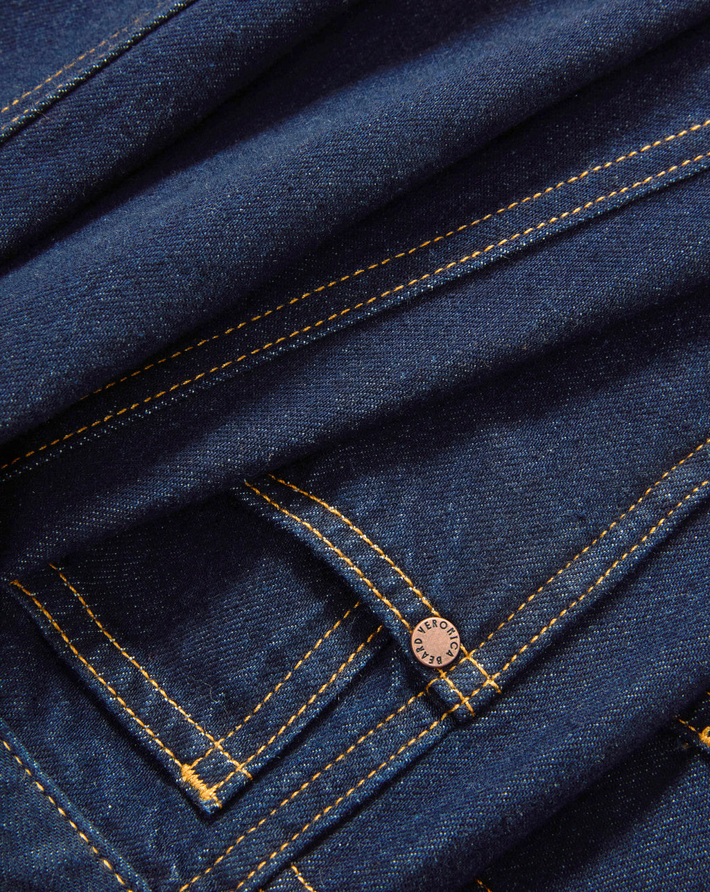 Veronica Beard Kasey Wide-Leg Jean - Indigo Rinse