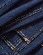 Veronica Beard Kasey Wide-Leg Jean - Indigo Rinse
