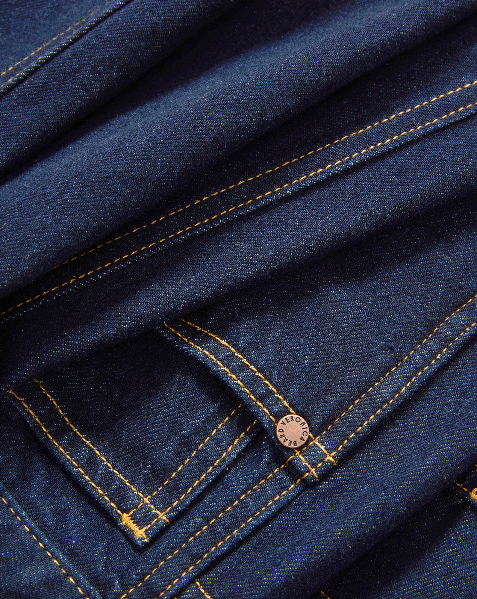 Veronica Beard Kasey Wide-Leg Jean - Indigo Rinse