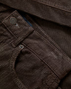 Veronica Beard Taylor Corduroy Wide-Leg Pant - Dark Umber
