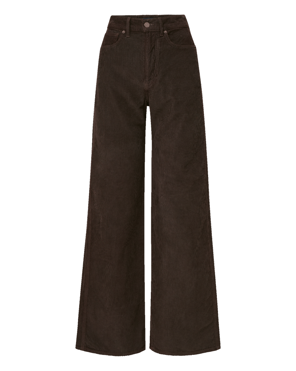 Veronica Beard Taylor Corduroy Wide-Leg Pant - Dark Umber