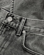 Veronica Beard Taylor Wide-Leg Jean - Volcanic Dust