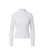 Veronica Beard Nate Mock-Neck Top - White