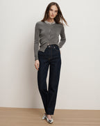 Veronica Beard Leah Straight-Leg Jean - Indigo Rinse