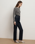 Veronica Beard Leah Straight-Leg Jean - Indigo Rinse
