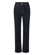 Veronica Beard Leah Straight-Leg Jean - Indigo Rinse