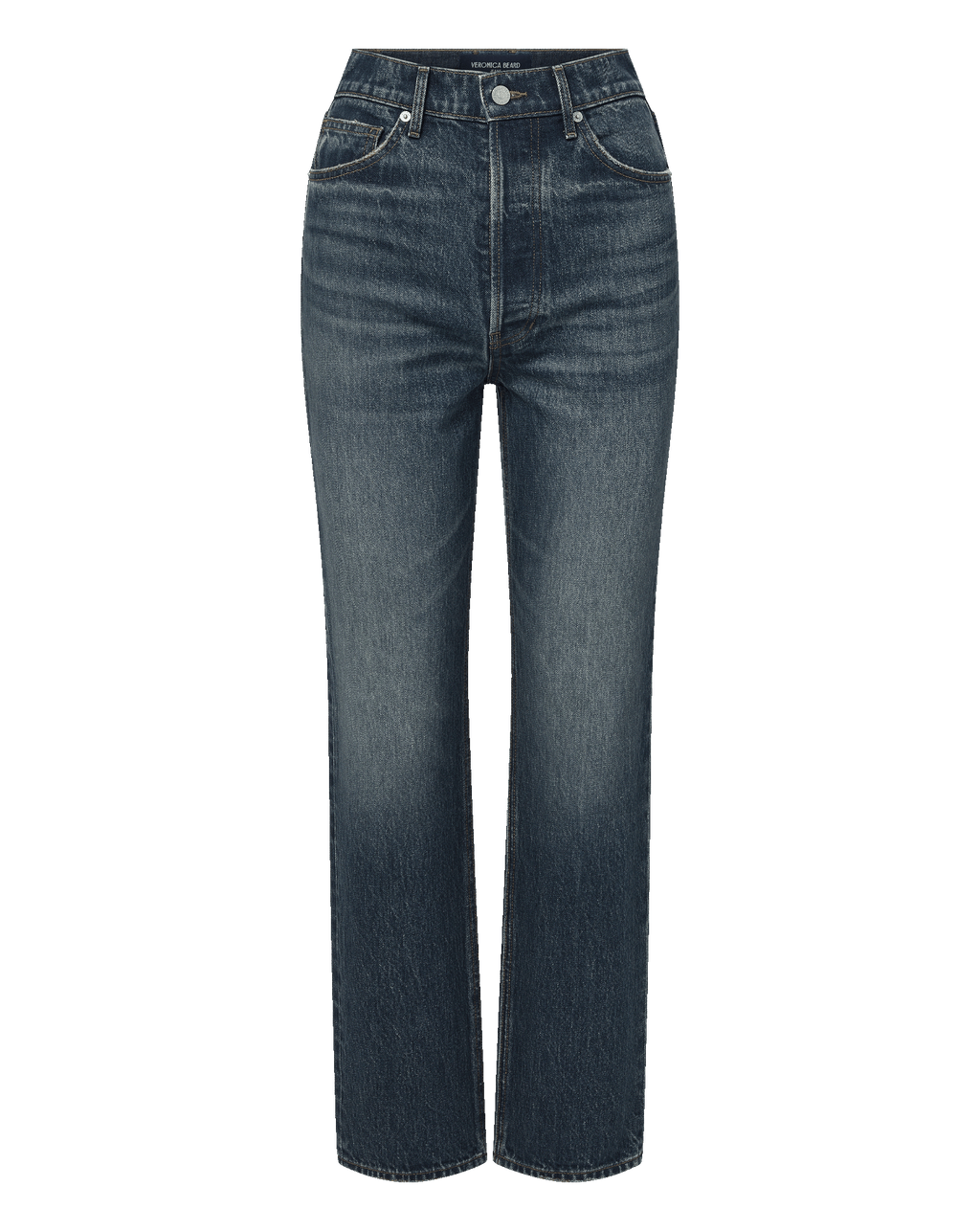 Veronica Beard Crosbie Slim Wide-Leg Jean - City Lights