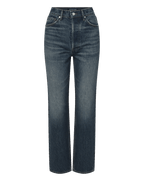 Veronica Beard Crosbie Slim Wide-Leg Jean - City Lights