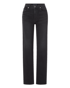 Veronica Beard Leah Straight-Leg Jean - Washed Onyx