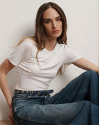 Veronica Beard Benedict Crewneck T-Shirt - White