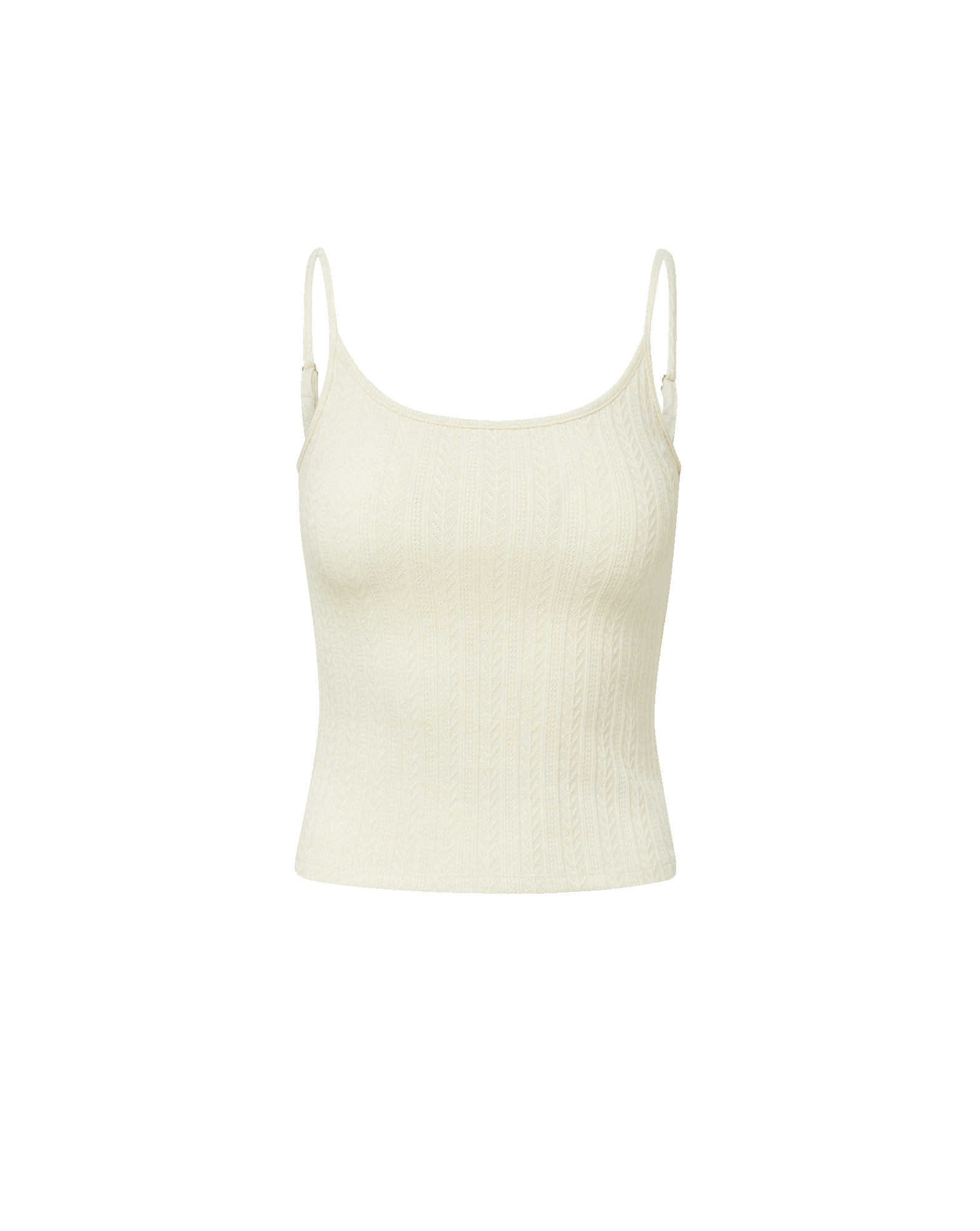Veronica Beard Brodier Knit Tank Top - Ecru