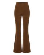 Veronica Beard Beverly Off-Duty Skinny-Flare Pant Deep Ochre