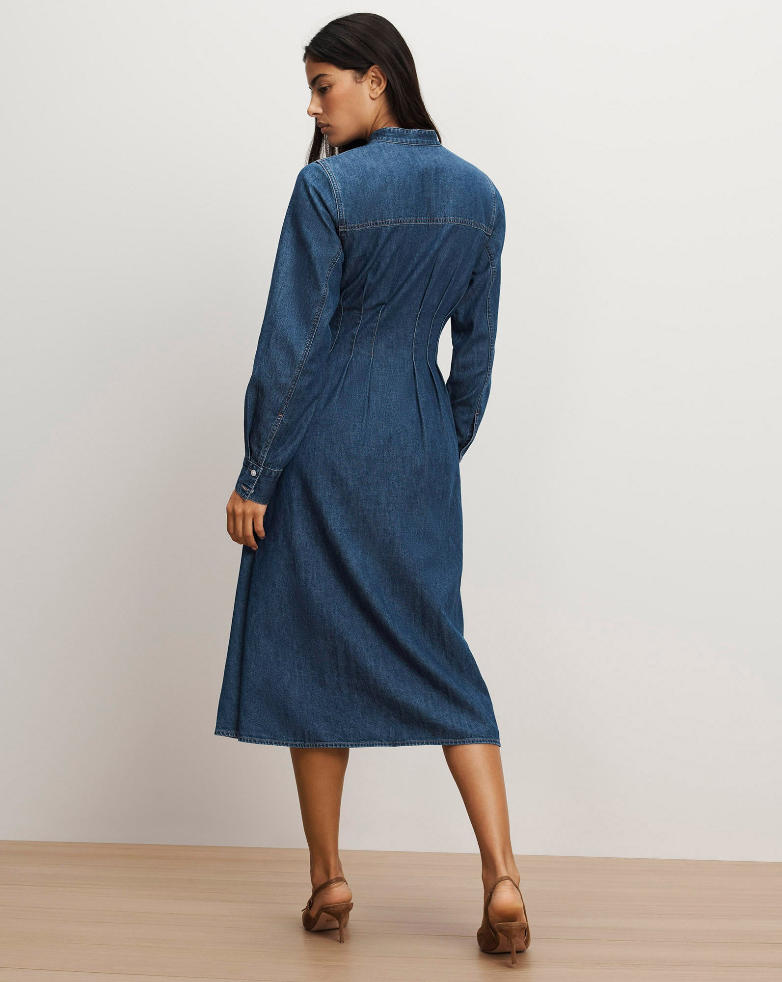Veronica Beard Arcadia Denim Shirtdress - City Stroll