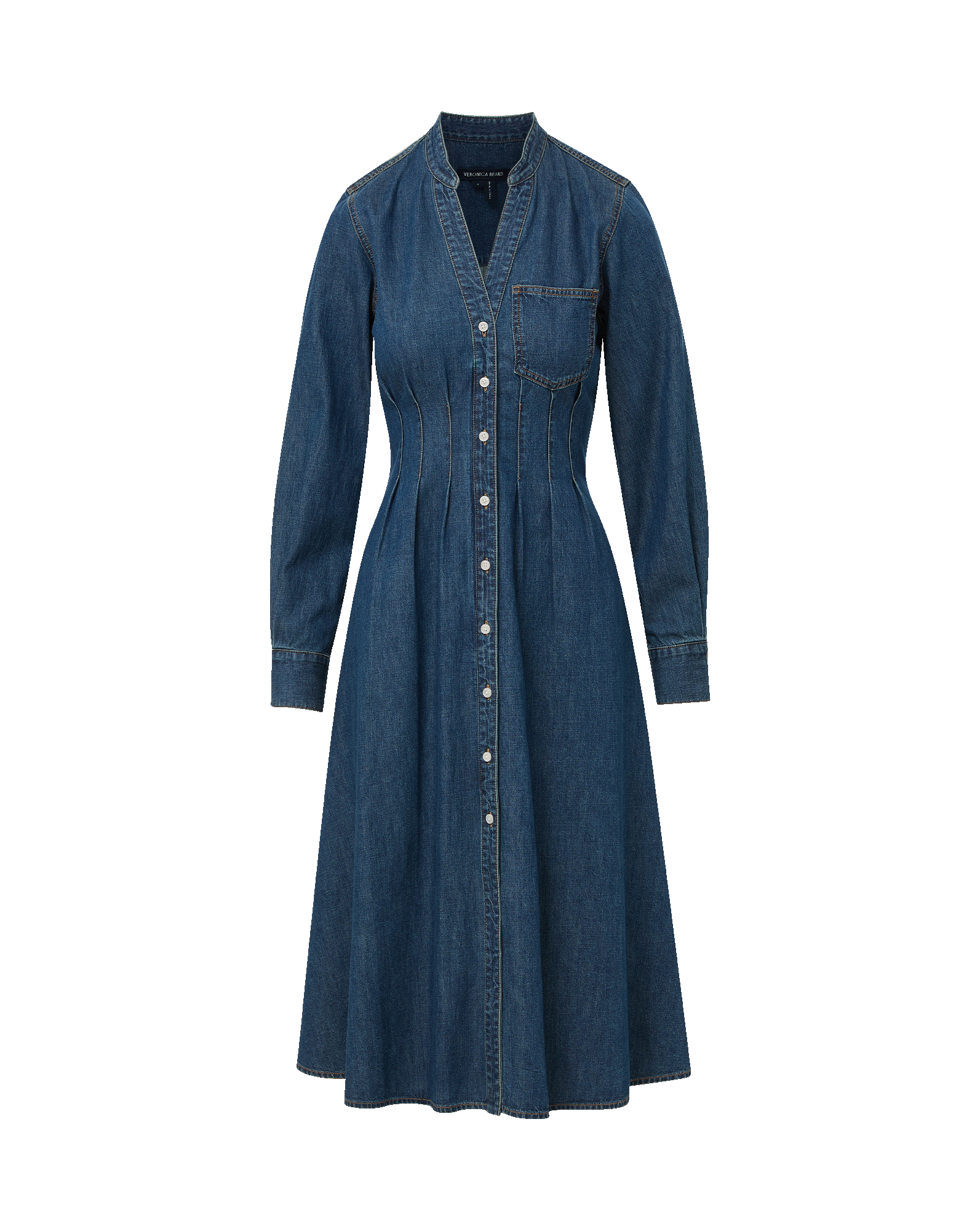 Veronica Beard Arcadia Denim Shirtdress - City Stroll