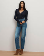 Veronica Beard Daniela Straight-Leg Jean - La La Land