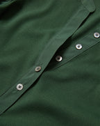 Veronica Beard Coralee Puff-Sleeve Top - Dark Hunter Green