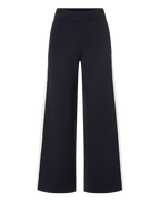 Veronica Beard Jenkins Knit Wide-Leg Pant Navy