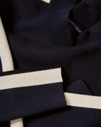 Veronica Beard Asante Knit Pullover - Navy