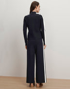 Veronica Beard Asante Knit Pullover - Navy