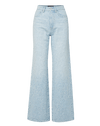 Veronica Beard Taylor Embroidered Wide-Leg Jean - Sun Spark