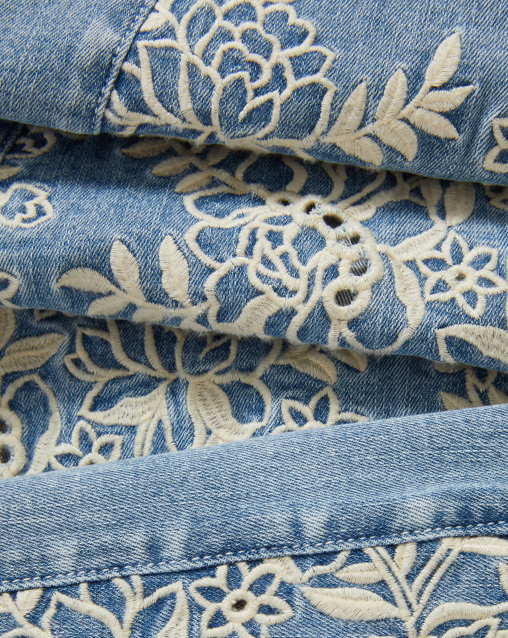 Veronica Beard Joplin Embroidered Flare Jean - Silverwood Moon