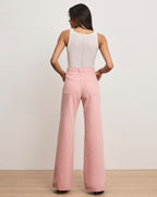 Veronica Beard Taylor Wide-Leg Jean - Petal